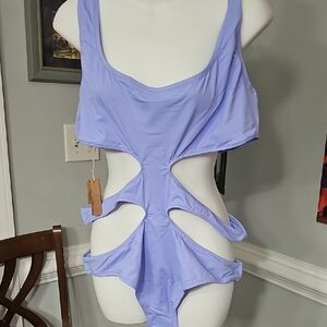 SKIMS Blue and Lavender Swimwear
